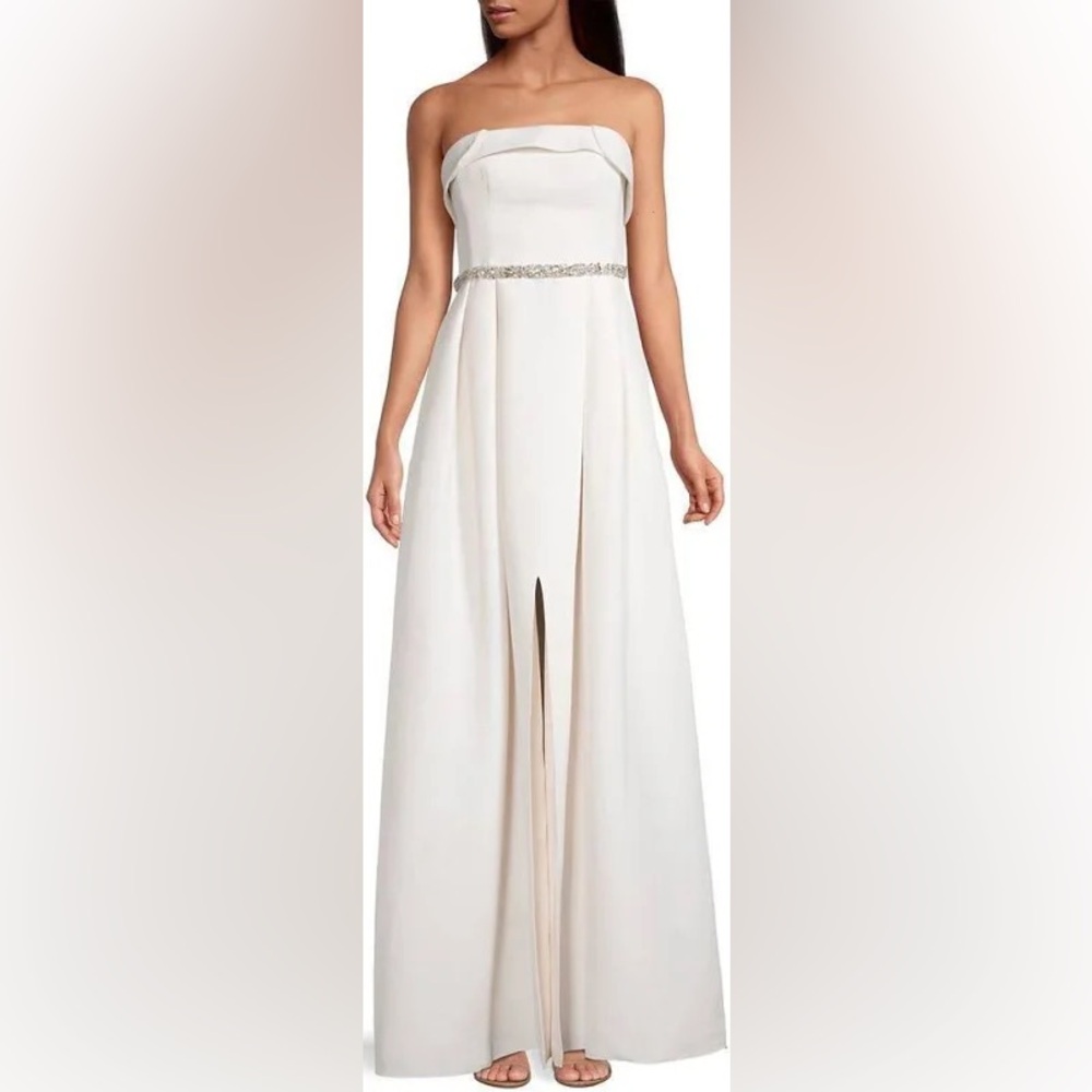 NWT Sachin & Babi Brielle Belted Gown